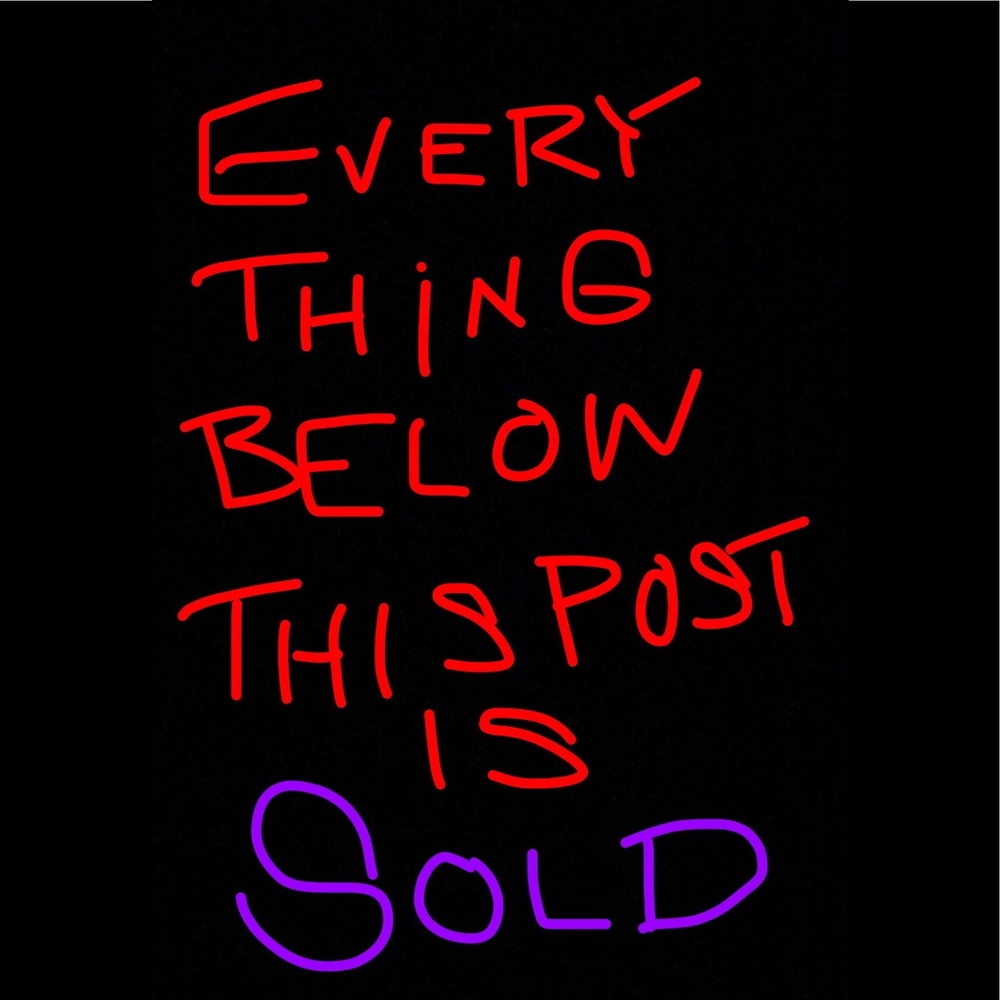 Everything SOLD below this post